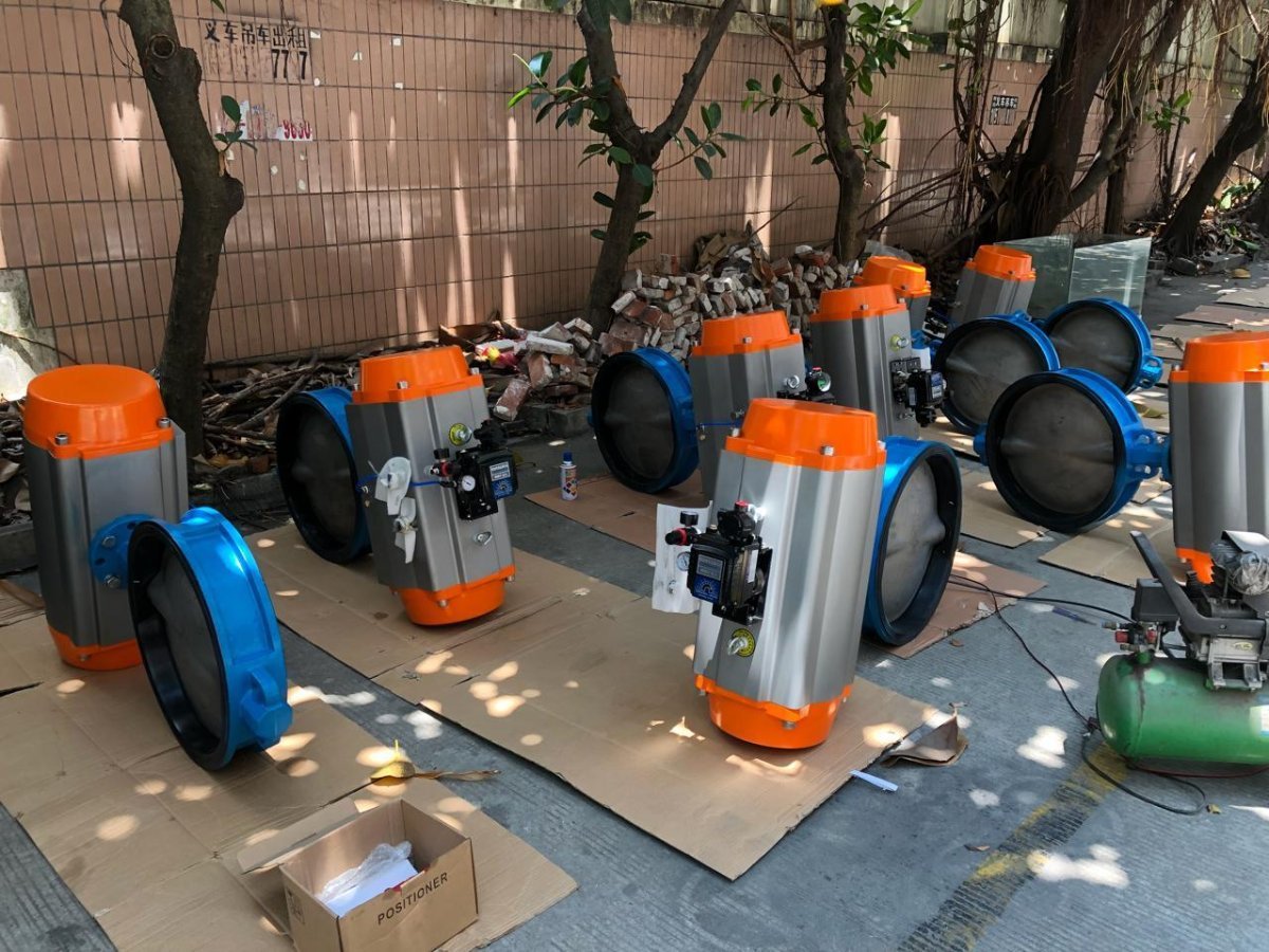 氣動蝶閥 氣動蝶閥