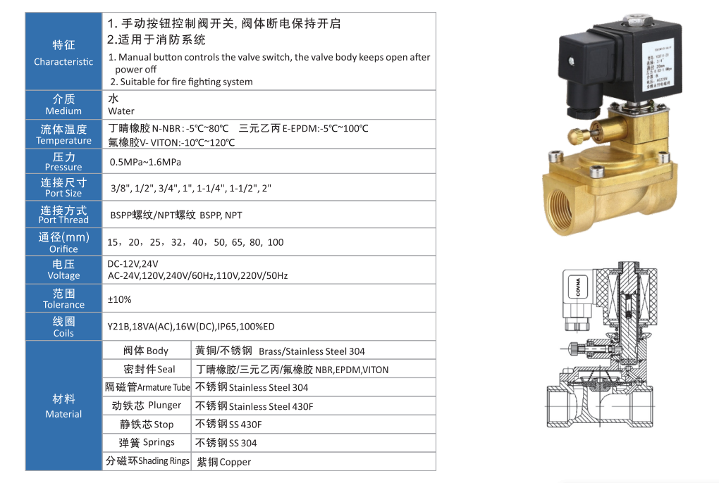 消防電磁閥 消防電磁閥