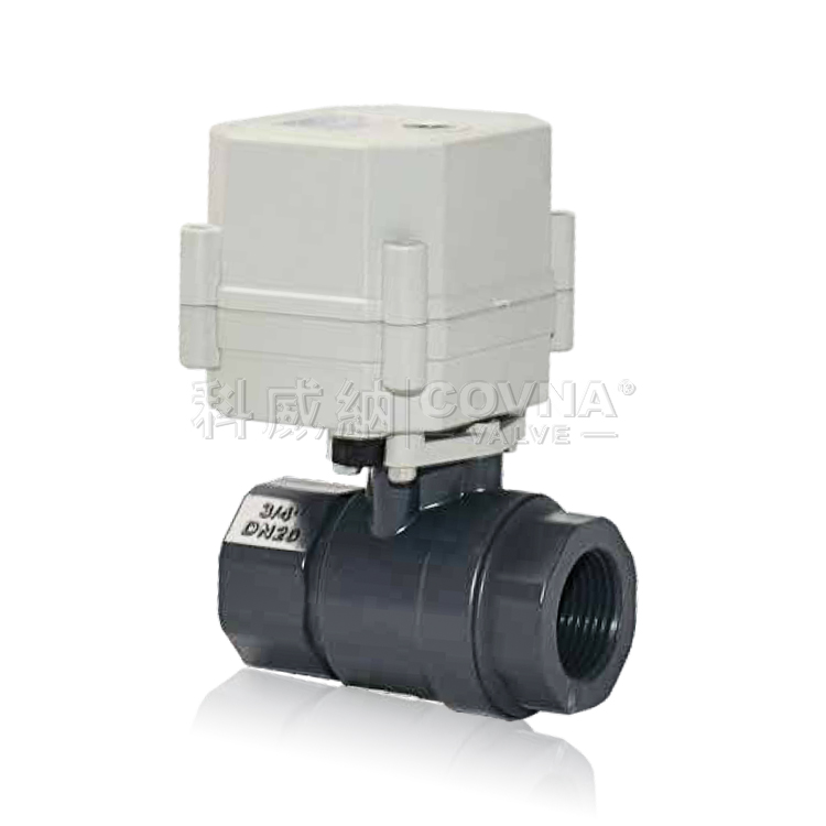 UPVC螺紋微型電動(dòng)球閥A20-T25-P2-C系列