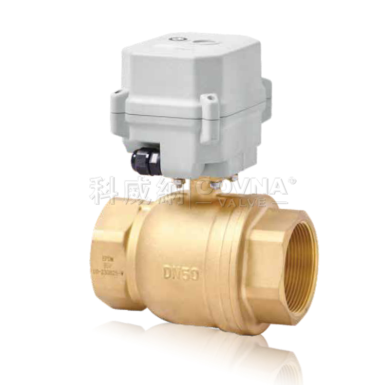 二片式兩通螺紋黃銅微型電動球閥_A150-T50-B2-B