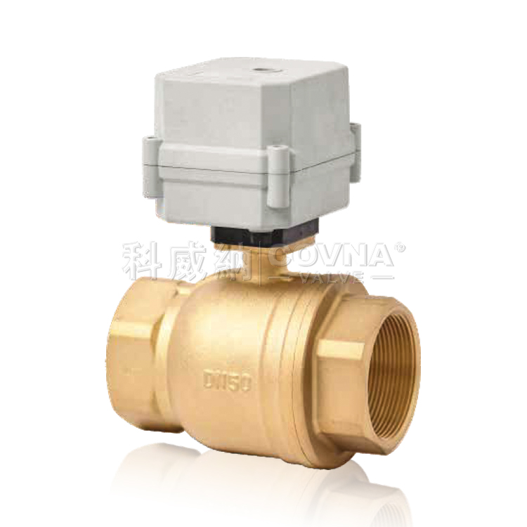 微型電動(dòng)黃銅螺紋球閥_A100-T系列_A100-T50-B2-C